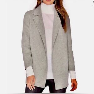 Joie Herringbone Open Front Blazer Jacket
